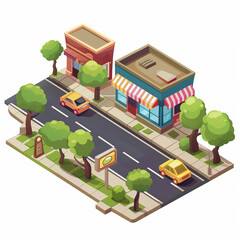 isometric view of a house