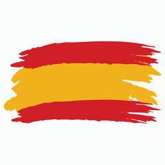 Spain Flag vector Art Design