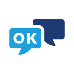 Naklejka premium Okay icon