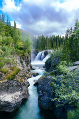 Rjukandefossen Waterfall in Norway