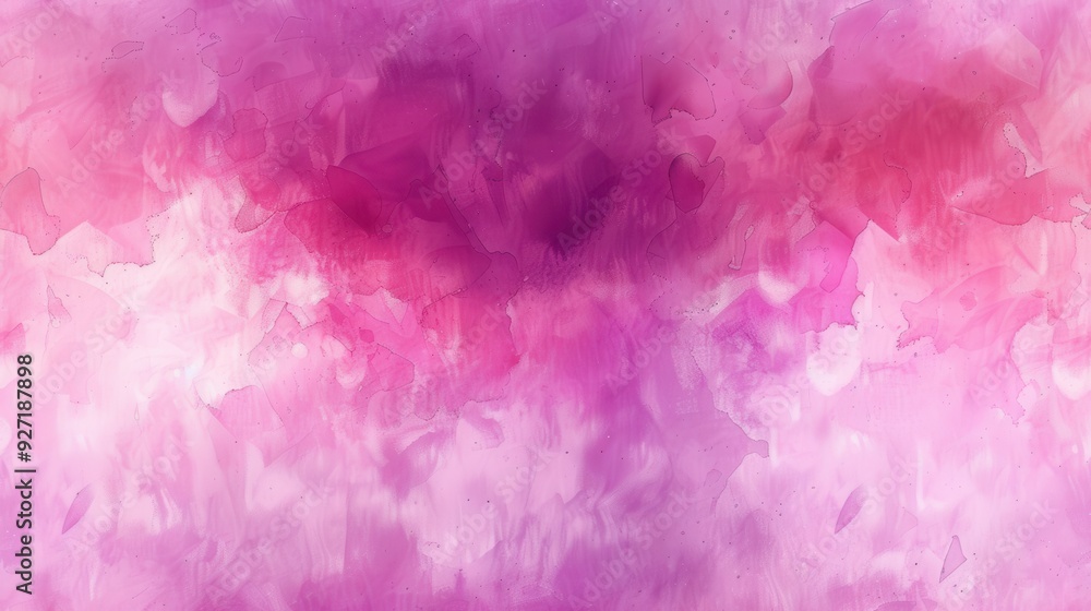 Poster A digital abstract background with shades of pink and white. The colors blend together in a watercolor style, creating a soft and dreamy effect. The image is perfect for use as a background or for cre