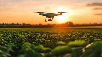 Aerial Drone Monitoring Smart Farm for Crop Health Data Collection