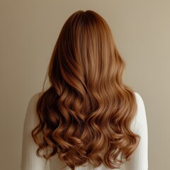 Fototapeta premium Elegant Long Hair with Soft Curls