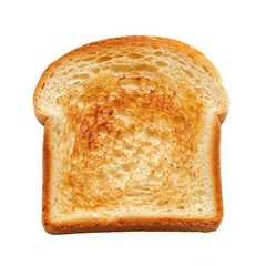 Bread toast, isolated, transparent background, png
