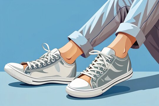 * RelaxedSilverSneakers: Mood/Style (relaxed) + Concept (silver sneakers)