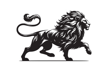 Lion silhouette vector illustration