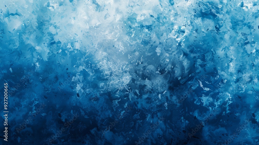 Poster abstract blue background with soft gradient and subtle texture, ideal for modern graphic designs, we
