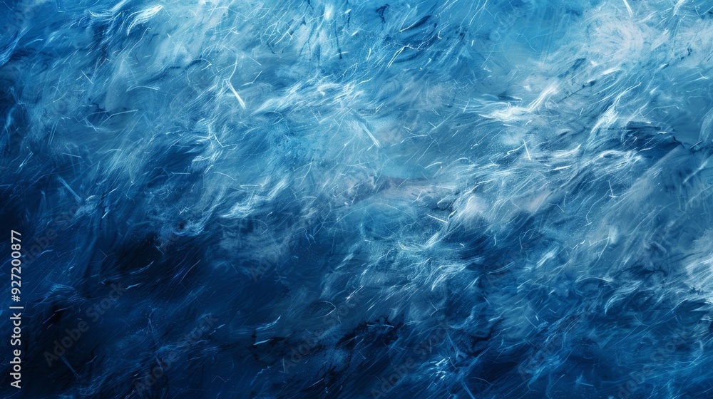 Poster abstract blue background with soft gradient and subtle texture, ideal for modern graphic designs, we