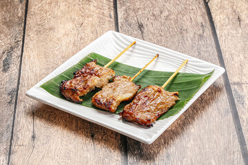 Thai cuisine - grilled pork skewer
