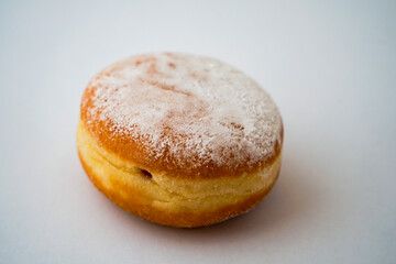 Krapfen baked goods isolated on a white background