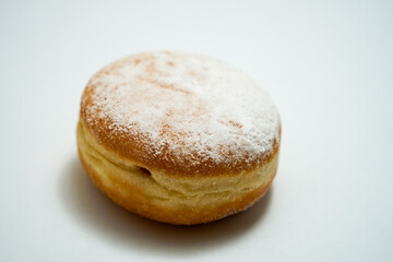 Krapfen baked goods isolated on a white background