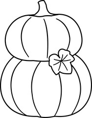 Stacked Pumpkins outline vector.
Autumn harvest pumpkin outline vector.
fall pumpkin outline svg.