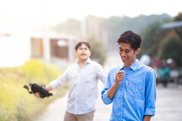 Cheated by his business partner. A guy does something sneaky and underhanded behind his own...