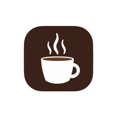 Obraz premium illustration of a coffee icon set against a png background.