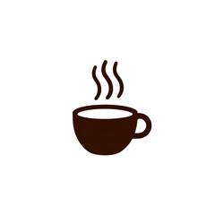 Obraz premium illustration of a coffee icon set against a png background.