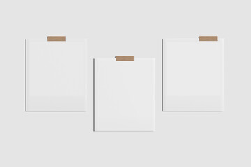 Polaroid Photo Blank Mockup