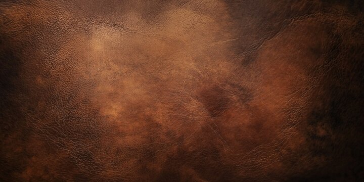 Warm-toned genuine leather texture background, resembling aged and worn leather, perfect for vintage-inspired designs, selective focus

