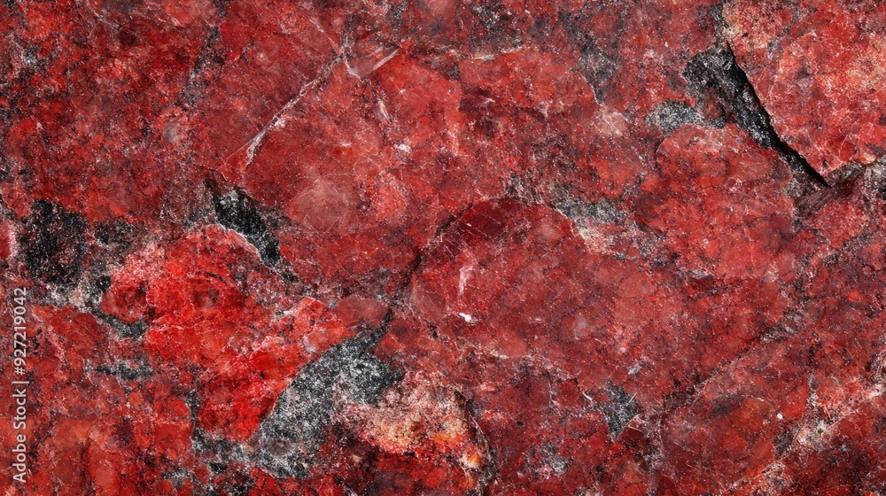 Poster red granite stone texture background. use this image for design projects, websites, or presentations