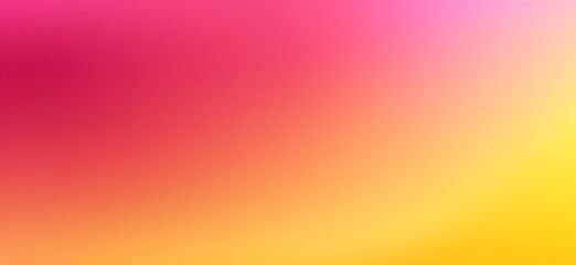 Obraz premium Radiant Fusion: Abstract Pink to Yellow Gradient with Textured Grain. Vector Artistry for Contemporary Marketing and UI Design. High-Resolution Digital Creation for Eye-Catching Banners and Dreamy 4K 