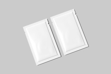Sachet Packaging Blank Mockup
