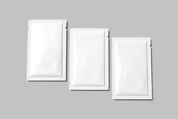 Sachet Packaging Blank Mockup
