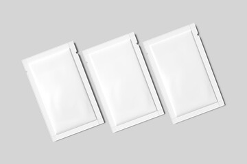 Sachet Packaging Blank Mockup