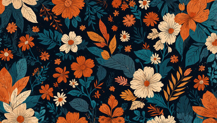 seamless floral background