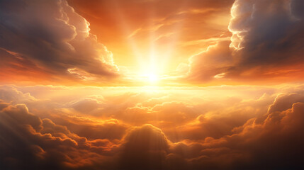 Obraz premium cloudscape on nature background