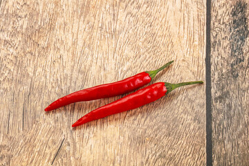 Spice ripe red chili pepper