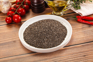 Vegan cuisine - Chia seeds for cooking