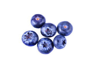Fresh blueberry isolated on transparent png