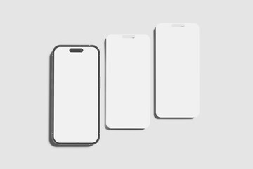 Smartphone Screen Blank Mockup