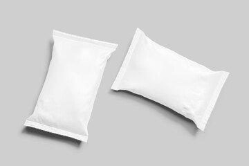 Naklejka premium Snack Packaging Blank Mockup