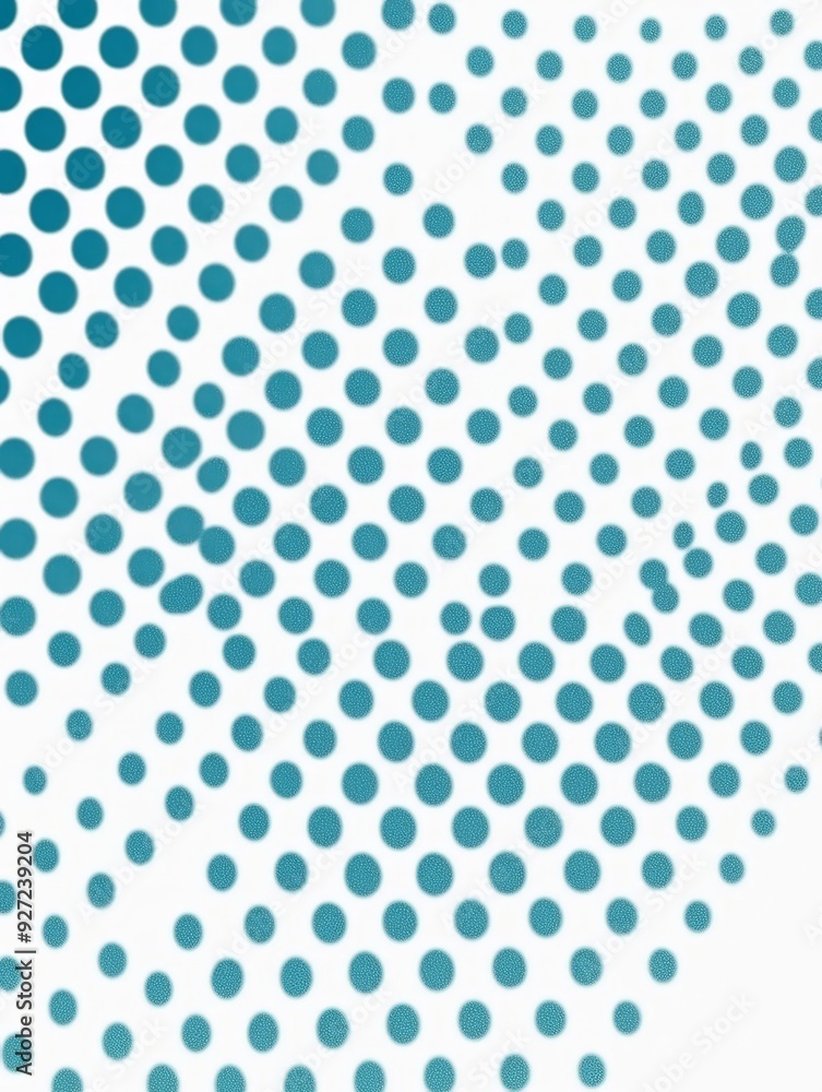 Poster a seamless pattern of blue dots on a white background. the dots are arranged in a repeating pattern,