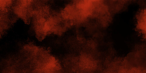 abstract cloud and vapor texture background. Black and red smoke aquarelle smudge illustration smooth grungy smokey light red colors ink glow. red color powder explosion	
