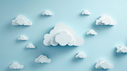Simple Cloud Icon for Easy Data Integration