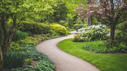 Obraz premium Serene Garden Path