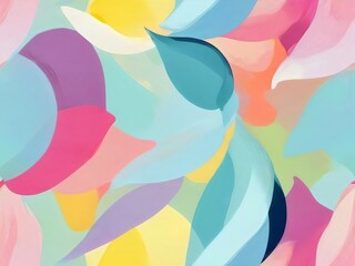 Seamless Pastle color abstract background