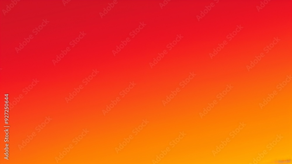 Canvas Prints a vibrant gradient background blending a fiery red into a deep sunset orange, perfect for energetic 