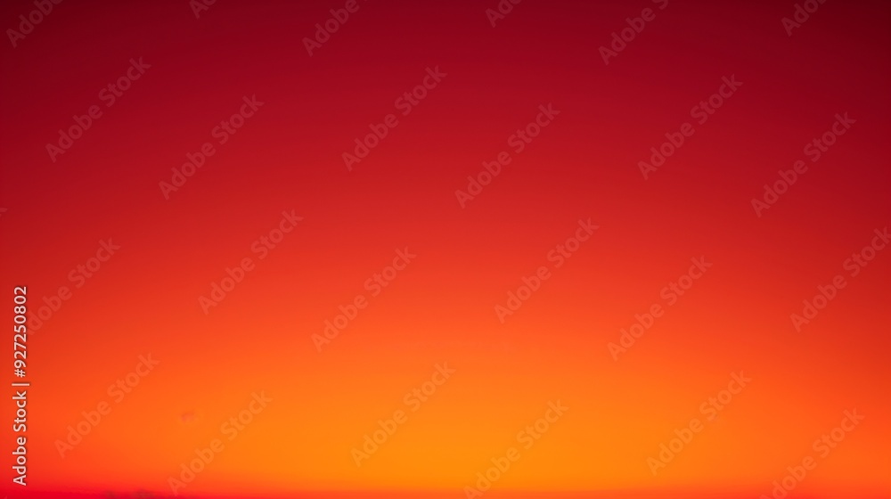 Canvas Prints a vibrant gradient background blending a fiery red into a deep sunset orange, perfect for energetic 
