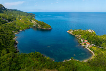 Beautiful landscape of Gideros Bay - Cide, Kastamonu, Turkey