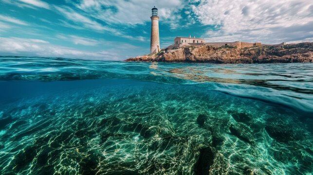 Underwater sea in Spain