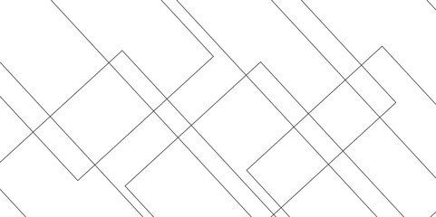 Abstract seamless random geometric white, black square lines pattern on a transparent background design. abstract background with luxury geometric random chaotic lines. squares and triangle line.