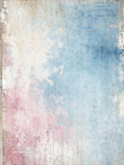 Retro Watercolor Paint with Artistic Grunge Pattern