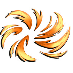 Comic effect on transparent background	
