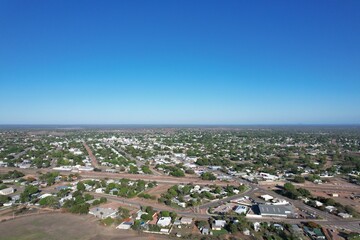 Aerial photo of Charters Towers Queensland Australia