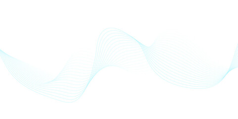 White wave curve lines banner background design. Abstract soft wave lines dynamic flowing blue light isolated background. Vector Illustration of the blue pattern of lines. stripes on white.