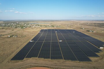 Aerial photo of Hughenden Queensland Australia