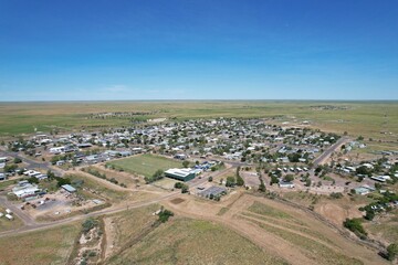 Aerial photo of Julia Creek Queensland Australia