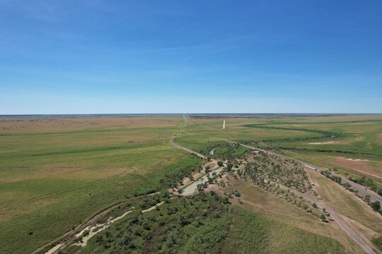 Aerial photo of Julia Creek Queensland Australia